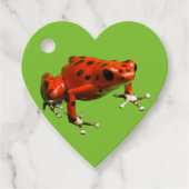 Red Poison Dart Frog Geschenkanhänger (Vorderseite)