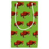 Red Poison Dart Frog Kleine Geschenktüte (Vorderseite)