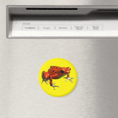 Red Poison Dart Frog Magnet (In Situ (Geschirrspüler))