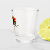 Red Poison Dart Frog Schnapsglas (Rechts)