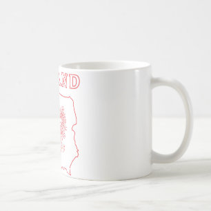 Red Poland Karte mit Eagle Kaffeetasse