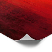 Red Polar - Abstrakt Art Poster (Ecke)