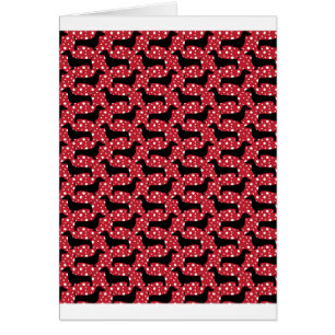 Red Polka Dackeln