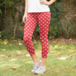 Red Polka Dot Capri Leggings<br><div class="desc">Leggings im Roten Polka-Dot-Capri-Stil</div>