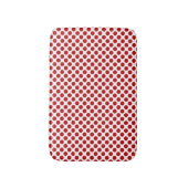 Red Polka Dot Design - Badematte (Vorderseite Vertikal)