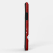 Red Polka Dot iPhone Case (Hinten/Rechts)