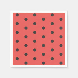Red Polka Dot Ladybug Baby Girl Dusche Serviette