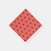 Red Polka Dot Ladybug Baby Girl Dusche Serviette (Ecke)