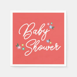 Red Polka Dot Ladybug Baby Girl Dusche Serviette