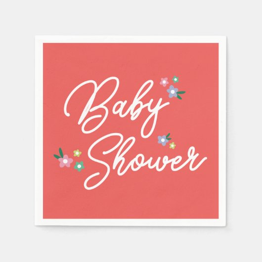 Red Polka Dot Ladybug Baby Girl Dusche Serviette (Vorderseite)