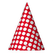 Red Polka Dot Partyhütchen (Links)