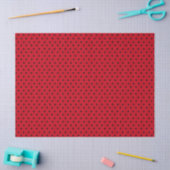 Red Polka Dot Seidenpapier (Basteln)