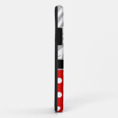 Red Polka Dot verblasste Zebra Print iPhone 5 Fall Case-Mate iPhone Hülle (Hinten/Rechts)