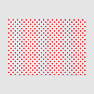 Red Polka Dot Weißbuch Seidenpapier
