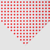 Red Polka Dot Weißbuch Seidenpapier (Ausschnitt)
