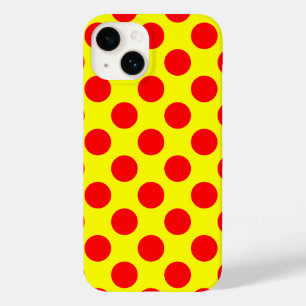 Red Polka Dots Case-Mate iPhone 14 Hülle