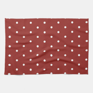Red Polka Dots Handtuch
