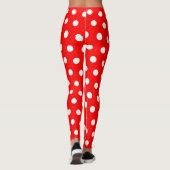 Red Polka Dots Leggings (Rückseite)