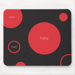Red Polka Dots Mousepad