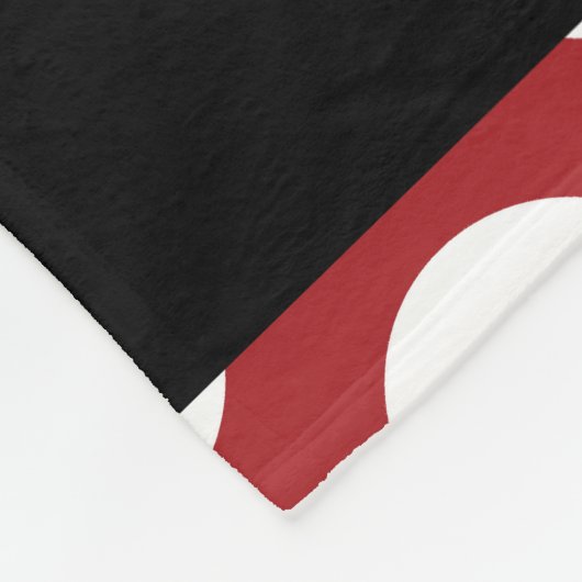 Red Polka Dots, Polka Dot Pattern, Ihr Name Fleecedecke (Ecke)