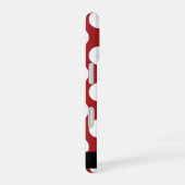Red Polka Dots, Polka Dot Pattern, Ihr Name iPhone 16 Hülle (Rechte Seite)