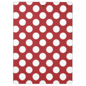 Red Polka Dots, Polka Dot Pattern, Ihr Name Klemmbrett (Rückseite)
