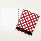Red Polka Dots, Polka Dot Pattern, Ihr Name Planer (Anzeige)