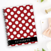 Red Polka Dots, Polka Dot Pattern, Ihr Name Planer