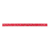 Red Polka Dots Satinband (Vorderseite)