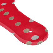 Red Polka Dots Schneidebrett (Ecke)