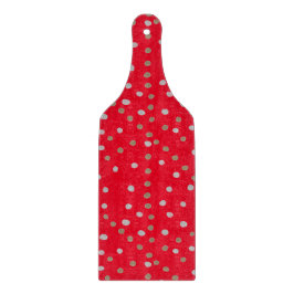 Red Polka Dots Schneidebrett