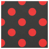 Red Polka Dots Stoff (Nahaufnahme)