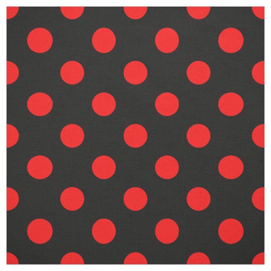 Red Polka Dots Stoff (Muster)