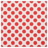 Red Polka Dots Stoff (Muster)