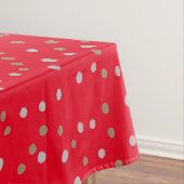 Red Polka Dots Tischdecke (Beispiel)