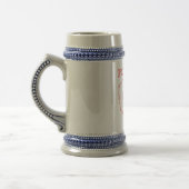 Red Polska Karte mit Adler Bierglas (Links)