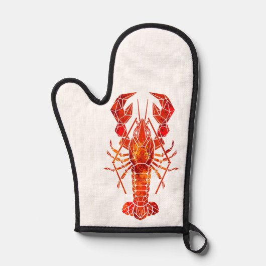Red polygonal lobster ofenhandschuh (Vorderseite)