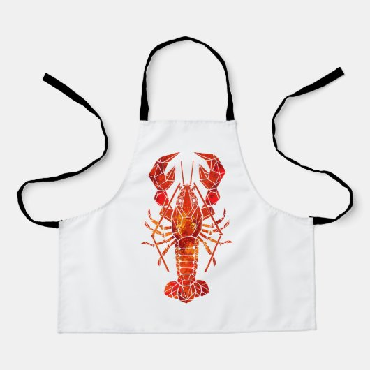 Red polygonal lobster schürze (Vorderseite)