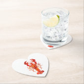 Red polygonal lobster untersetzer (Vor Ort)