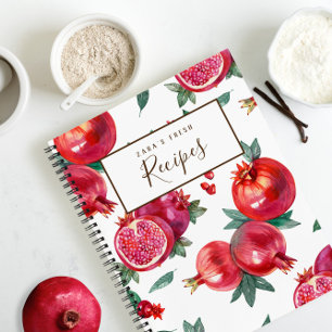 Red Pomegranate individualisierbares Rezept Buch