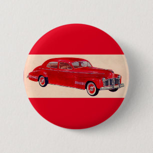 Red Pontiac Torpedo Button