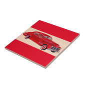 Red Pontiac Torpedo Fliese (Seite)