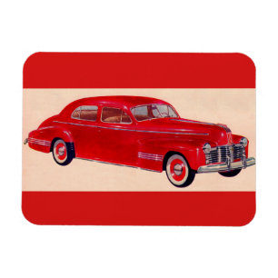 Red Pontiac Torpedo Magnet