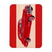 Red Pontiac Torpedo Magnet (Vertikal)