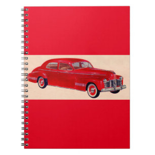 Red Pontiac Torpedo Notizblock