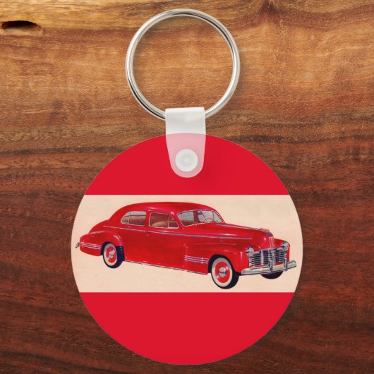 Red Pontiac Torpedo Schlüsselanhänger (Vorderseite)