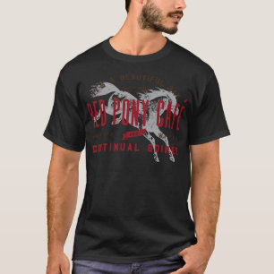 Red Pony Cafe und Continual Golfgolf  T-Shirt