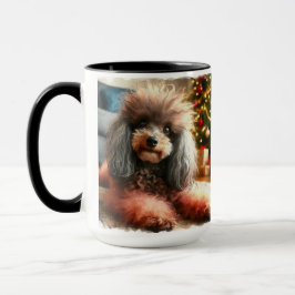 Red Poodle Weihnachtscoffee Tasse Cup