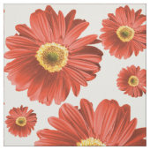 Red Pop Daisy Pattern Stoff (Muster)