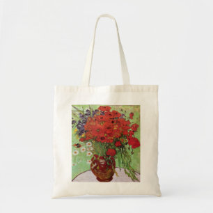 Red Poppies and Daisies by Vincent Van Gogh Card Tragetasche
